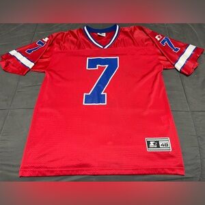 Vintage Doug Flutie Buffalo Bills #7 Red Starter Football Jersey Mens Size 48 XL